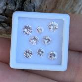 Bright Light Ice Pink Tourmaline Lot Afghanistan 3.18 Carats Tw