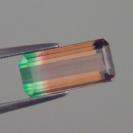 Beautiful and Clean Bi Color Tourmaline Brazil 3.40 ct 